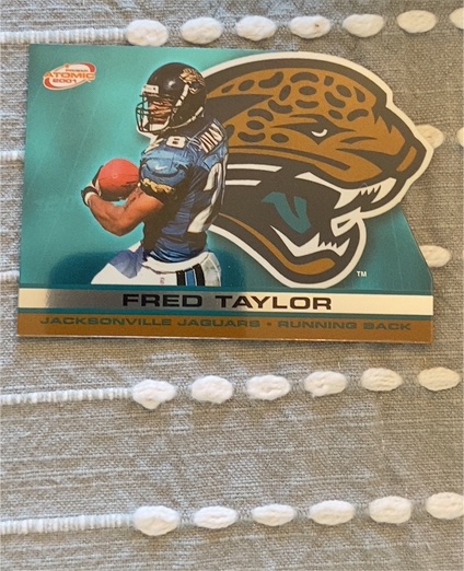 2001 Pacific Prism Atomic Die Cut #66 Fred Taylor — front