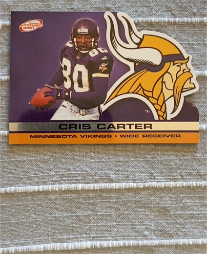 2001 Pacific Prism Atomic #78 Cris Carter — front