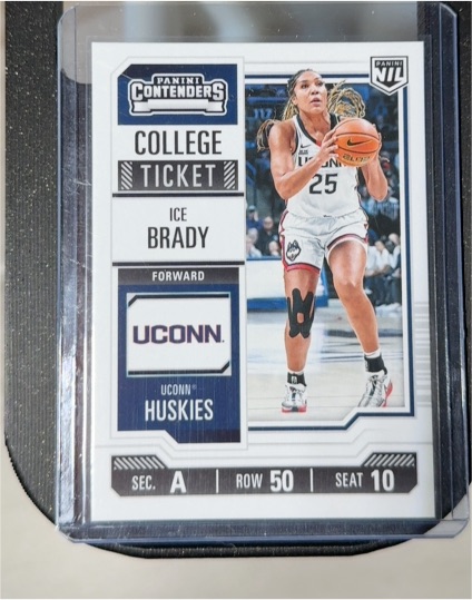 2024-25 Panini Contenders College Ticket #10 Ice Brady — front