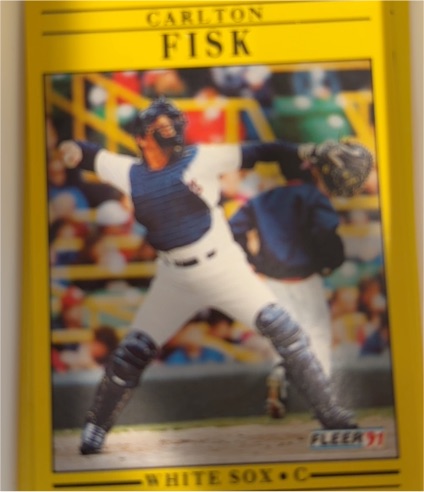 1991 Fleer #118 Carlton Fisk — front