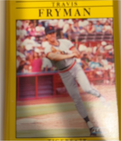 1991 Fleer #336b Travis Fryman Detroit Tigers — front