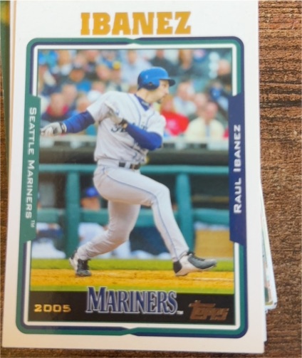 2005 Topps #123 Raul Ibanez — front