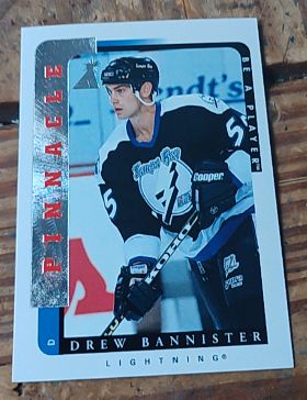 1996-97 Pinnacle Be A Player #219 Drew Bannister — front