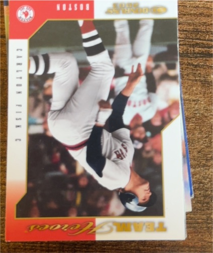 2003 Donruss Team Heroes #83 Carlton Fisk — front