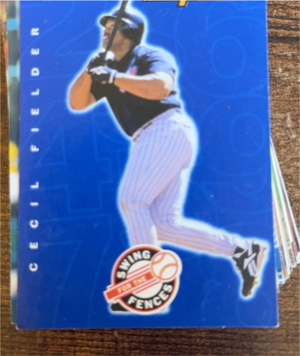 1998 Pinnacle Performers Swing for the Fences #unknown Cecil Fielder — front