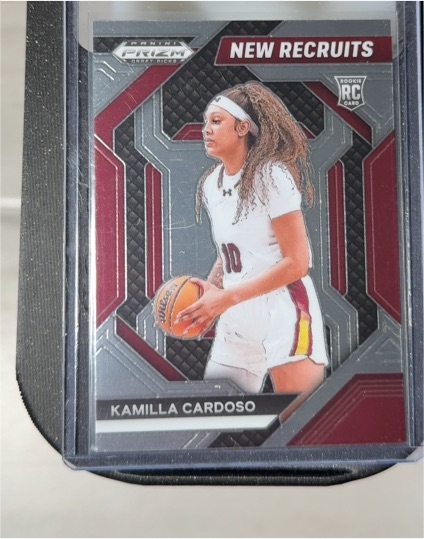 2024 Panini Prizm Draft Picks New Recruits #1 Kamilla Cardoso — front