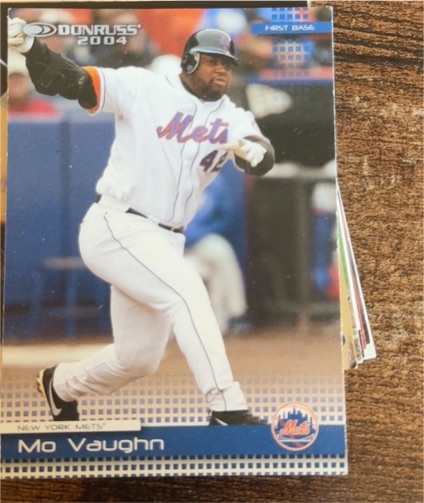 2004 Donruss #Mo Vaughn New York Mets — front