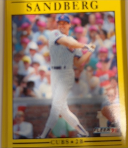 1991 Fleer #71 Ryne Sandberg — front
