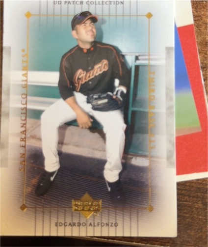 1997 Upper Deck Patch Collection Edgardo Alfonzo — front