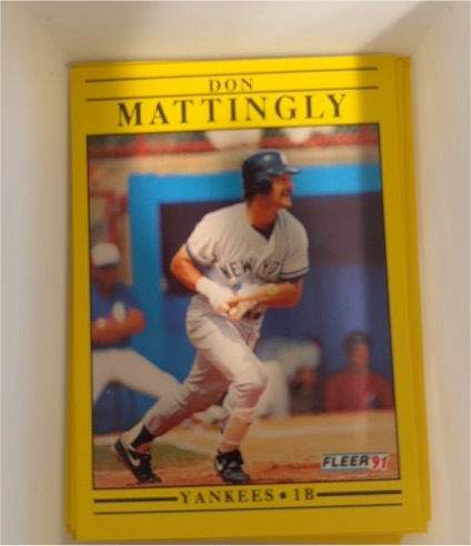 1991 Fleer #673 Don Mattingly — front