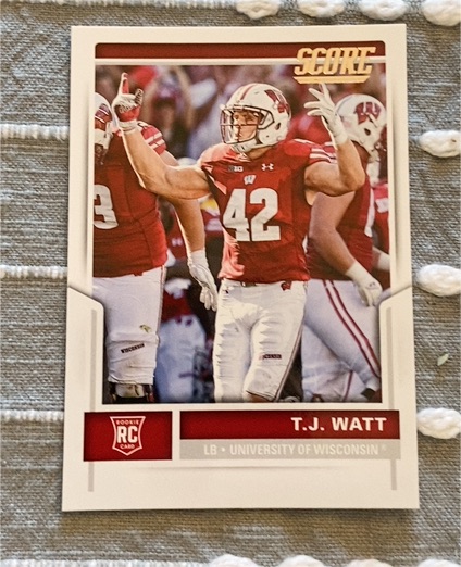 2017 Score #336 T.J. Watt — front