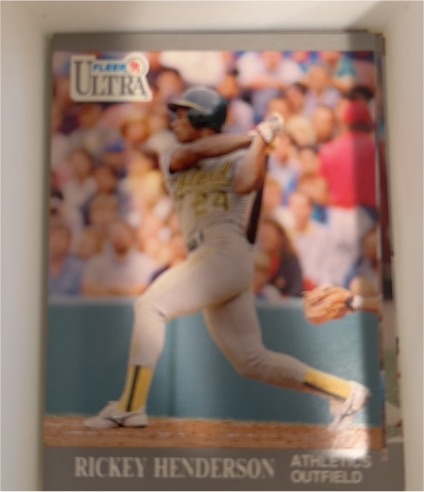 1991 Fleer Ultra #248 Rickey Henderson — front