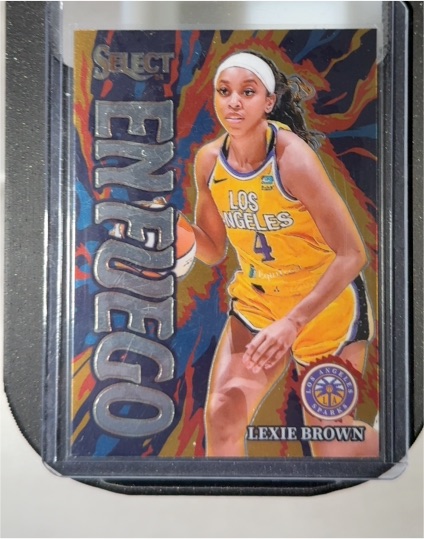 2024 Panini Select WNBA #3 Lexie Brown En Fuego — front
