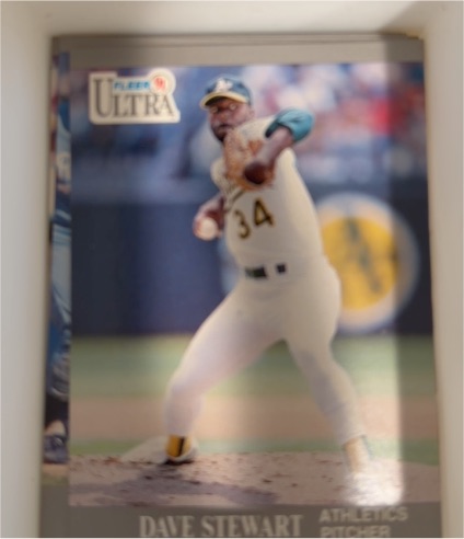 1991 Fleer Ultra #254 Dave Stewart — front