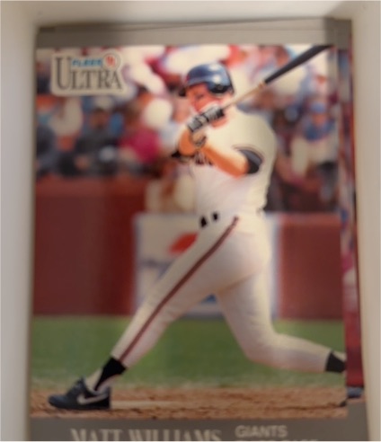 1991 Fleer Ultra #331 Matt Williams — front