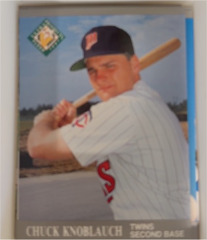 1991 Fleer Ultra #382 Chuck Knoblauch — front