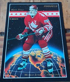 1993-94 Pinnacle World Junior Championships #464 Brent Tully — front