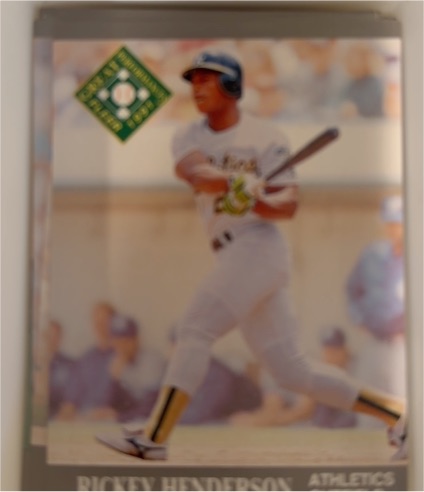 1991 Fleer Ultra #393 Rickey Henderson — front