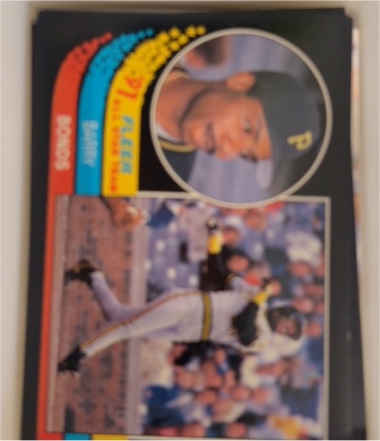 1991 Fleer All Stars #5 Barry Bonds — front