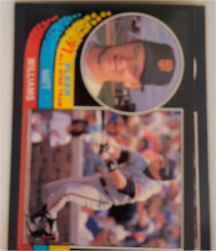 1991 Fleer All Star Team #3 Matt Williams — front