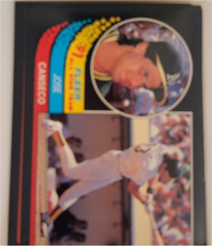 1991 Fleer All-Stars #8 Jose Canseco — front