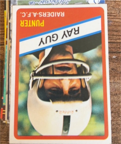 1976 Topps Wonder Bread #24 Ray Guy — front