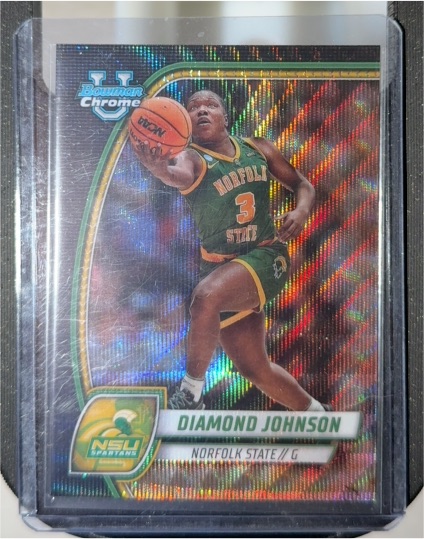 2024-25 Bowman University Chrome #86 Diamond Johnson — front