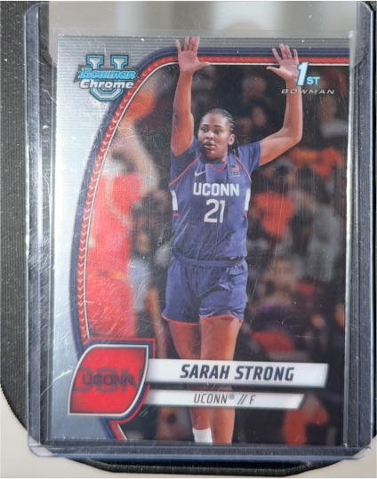 2024-25 Bowman Chrome University #62 Sarah Strong — front