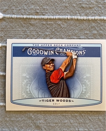 2019 Upper Deck Goodwin Champions #75 Tiger Woods — front