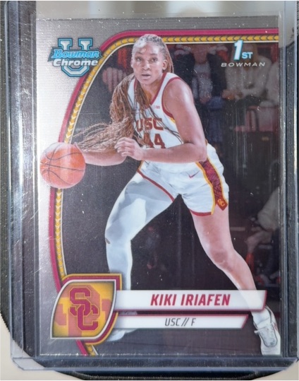 2024-25 Bowman Chrome #47 Kiki Iriafen — front