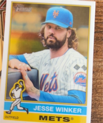 2025 Topps Heritage #468 Jesse Winker — front