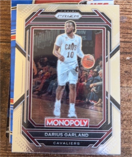 2022-23 Panini Prizm Monopoly #16 Darius Garland Cleveland Cavaliers — front