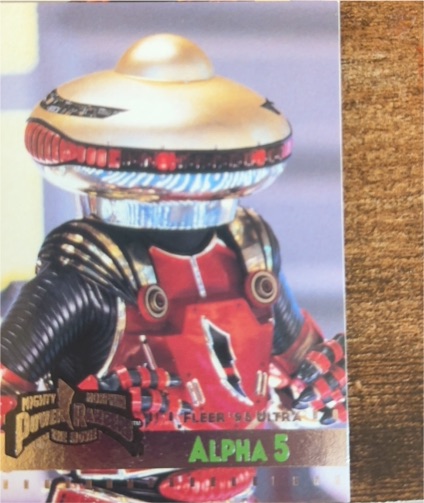 1995 Fleer Ultra Power Rangers The Movie #8 Alpha 5 — front