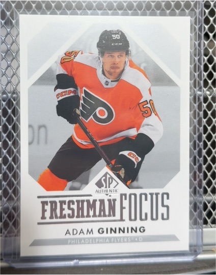 2023-24 Upper Deck SP Authentic Freshman Focus #FF-21 Adam Ginning — front
