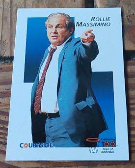 1992 Courtside #22 Rollie Massimino — front