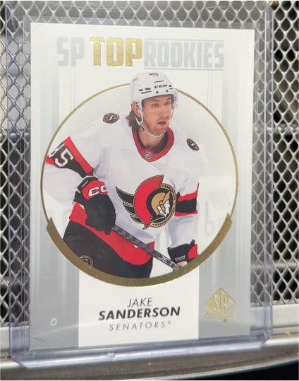 2022-23 SP Authentic SP Top Rookies #TR-50 Jake Sanderson — front