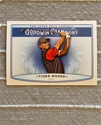 2019 Upper Deck Goodwin Champions #75 Tiger Woods — front