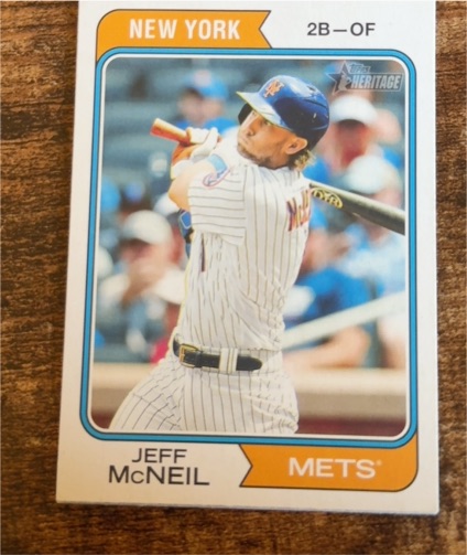 2023 Topps Heritage #263 Jeff McNeil — front