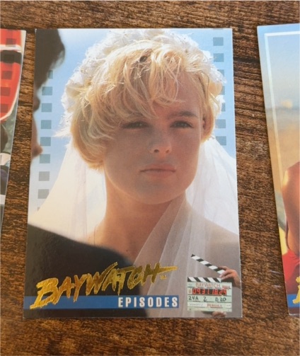 1995 Sports Time Baywatch Rainbow Episodes #R14 Erika Eleniak — front