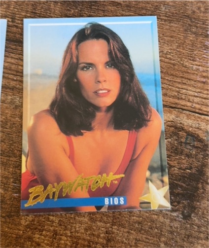 1995 Sports Time Baywatch Rainbow Bios #R6 Alexandra Paul — front