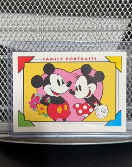 1991 Impel Disney Family Portraits #127 I Only Have Eyes For You Mickey Mouse Minnie Mouse — front
