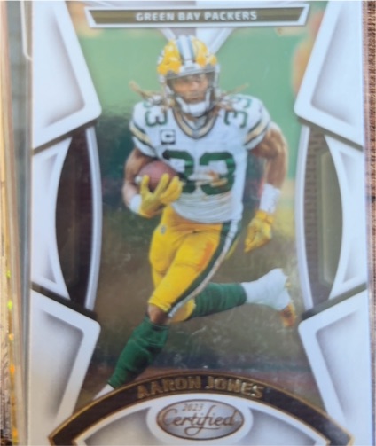 2023 Panini Certified #22 Aaron Jones — front