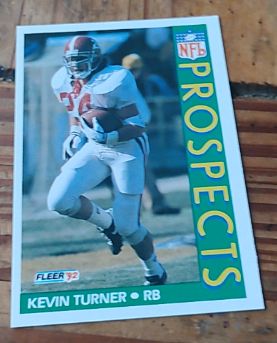 1992 Fleer #448 Kevin Turner — front