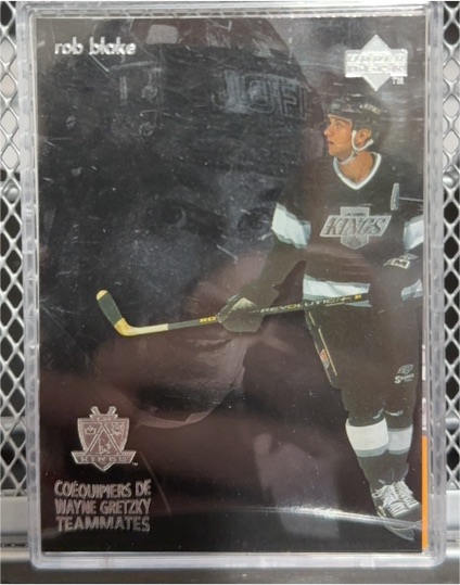 1998-99 Upper Deck McDonald's Gretzky's Teammates #T11 Rob Blake — front