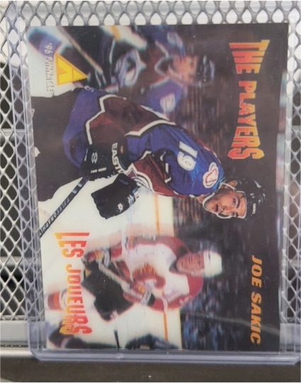 1995-96 Pinnacle McDonald's #MCD-NN Joe Sakic — front