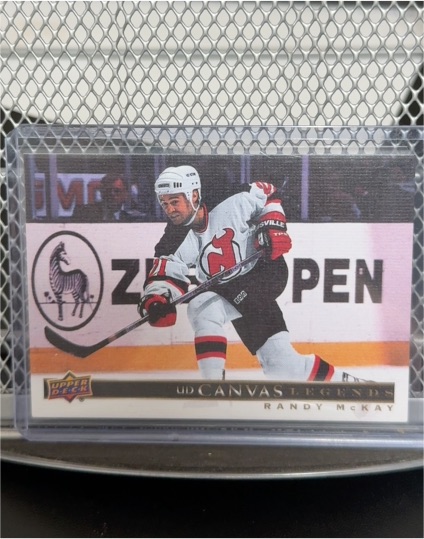 2020-21 Upper Deck SP Signature Edition Legends Canvas #C-33 Randy McKay — front