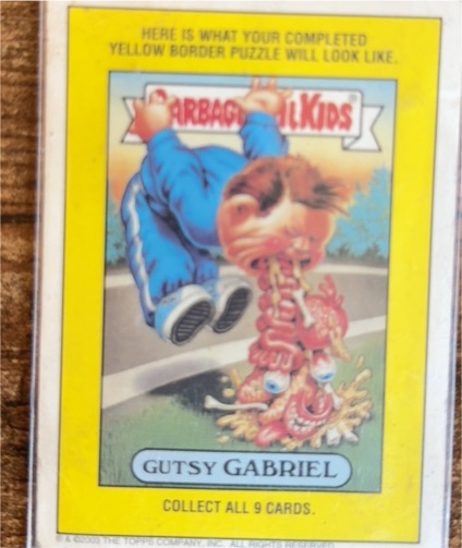 2003 Topps Garbage Pail Kids All-New Series 1 #24a Gutsy Gabriel — front