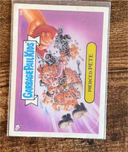 2003 Topps Garbage Pail Kids All-New Series 1 #34b Pierced Pete — front