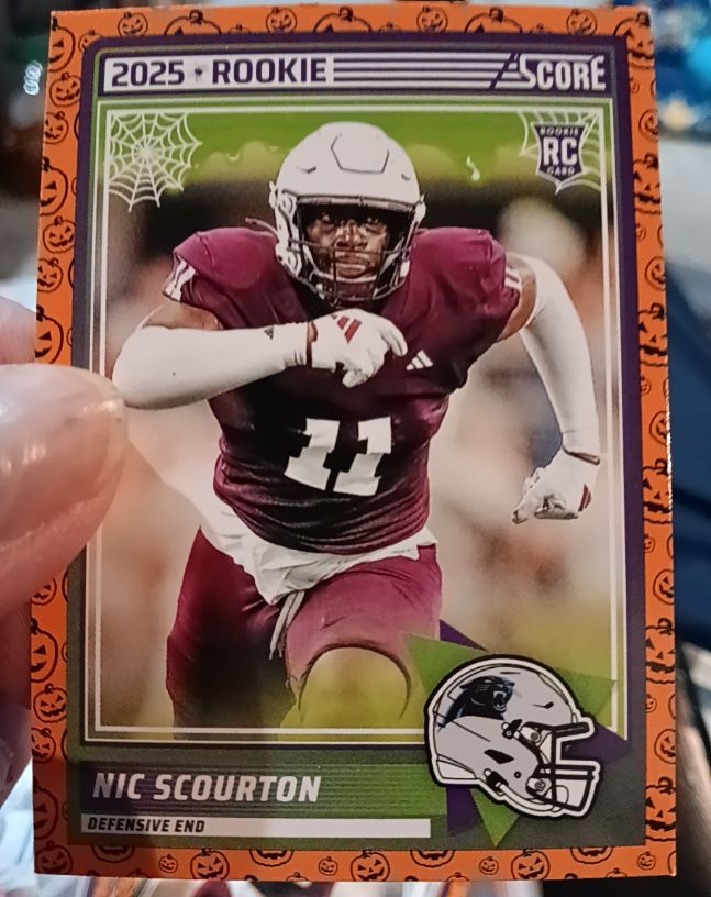 2025 Panini Score-A-Treat #27 Nic Scourton — front