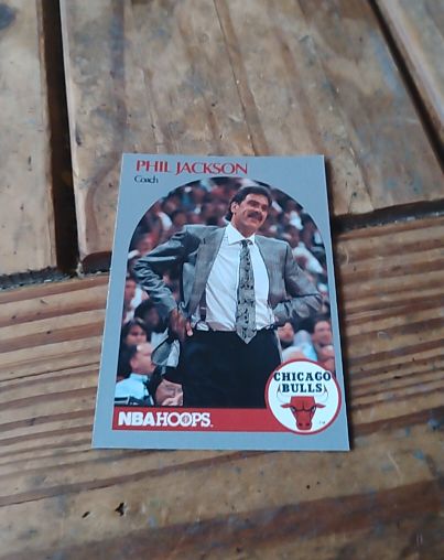 1990 NBA Hoops #308 Phil Jackson — front